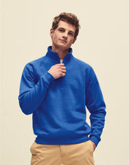 62032 FOTL Mens Premium Zip Neck Sweat