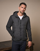 Tee Jays Mens Hooded Crossover Jkt