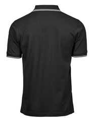 Tee Jays Mens Luxury Stripe Stretch Polo