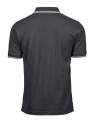 Tee Jays Mens Luxury Stripe Stretch Polo