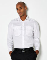 Kustom Kit Tailored Fit L/S Pilot Shirt