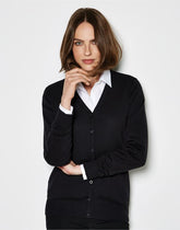 Kustom Kit Ladies V-Neck Cardigan