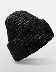 Beechfield Chunky Knitted Patch Beanie