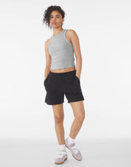 Bella Women's Micro Rib Racer Tank