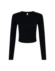 Bella Women's Micro Rib Long Sleeve Tee