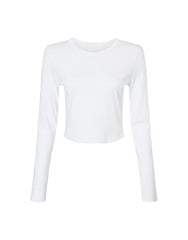 Bella Women's Micro Rib Long Sleeve Tee