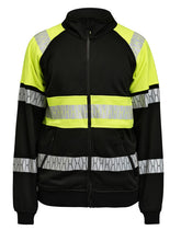 Jobman Sweatshirt Full-Zip Hi-Vis
