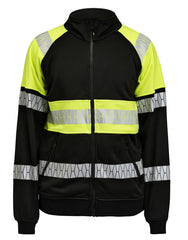 Jobman Sweatshirt Full-Zip Hi-Vis