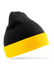 Result Recycled Black Compass Beanie