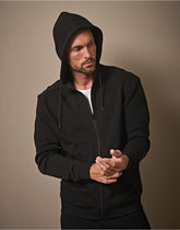 Tee Jays Ribbed Interlock Hood Full Zip