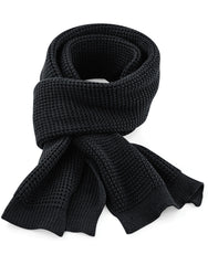 Beechfield Classic Waffle Knitt Scarf