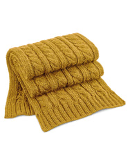 Beechfield Cable Knit Melange Scarf