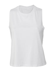 Bella Womens Racerback Cropped Tank