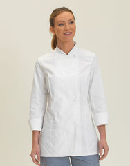 Dennys Ladies' LS Fitted Chef's Jacket