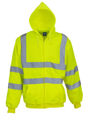 Yoko Hi Vis Zipped Hoodie