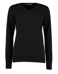 Kustom Kit Ladies Arundel V Neck Sweater