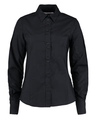 Kustom Kit Ladies LS Tailored City Shirt