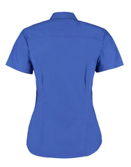 Kustom Kit Lady SS Tailored Oxford Shirt