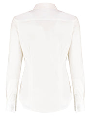 Kustom Kit Lady LS Stretch Oxford Shirt