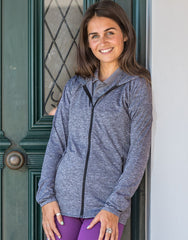 Spiro Fitness Womens Hooded Tee-Jacket