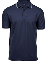 Tee Jays Mens Luxury Stripe Stretch Polo