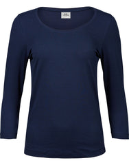 Tee Jays Ladies 3/4 Sleeve Stretch Tee