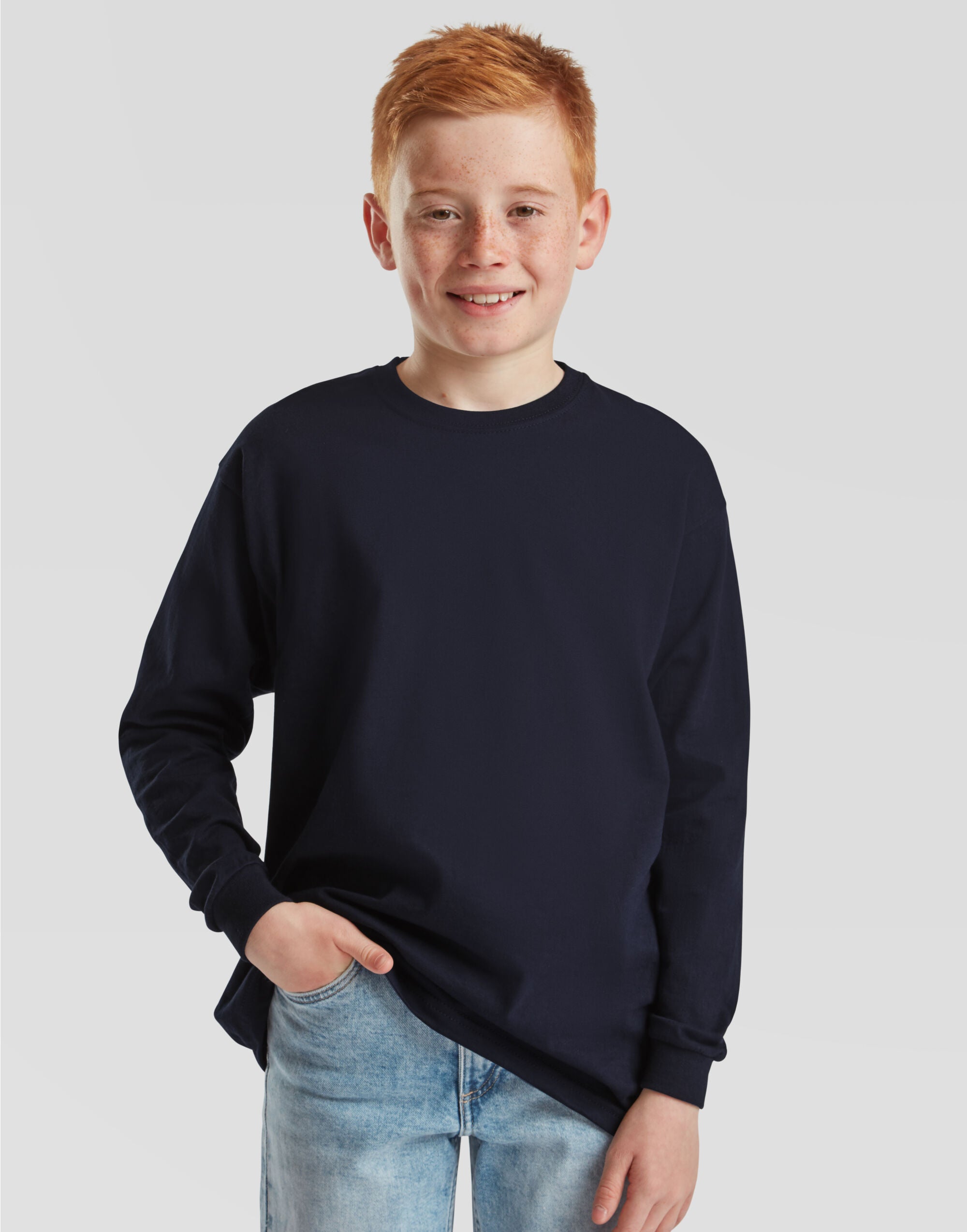 61007 FOTL Kids Valueweight Long Sleeve T-Shirt