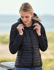 Tee Jays Womens Hooded Crossover Jkt
