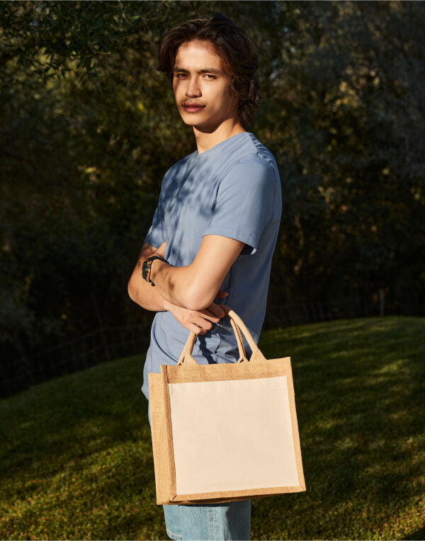 Westford Mill Pocket Jute Midi Tote