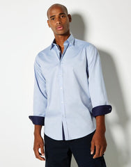 Kustom Kit Mens LS Contrast BDC Shirt