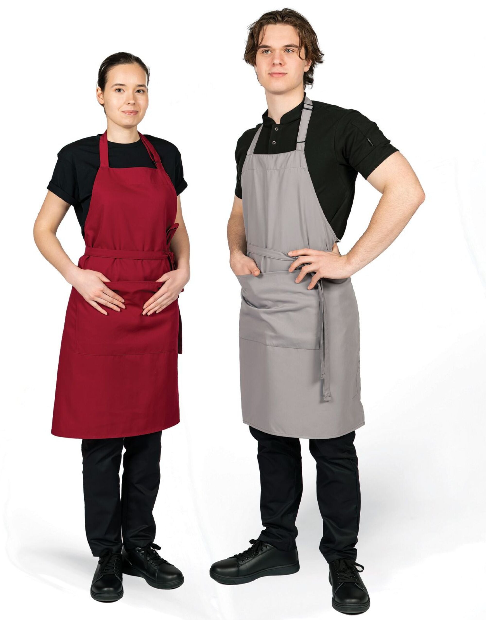 Dennys Recycled Bib Apron With Pocket