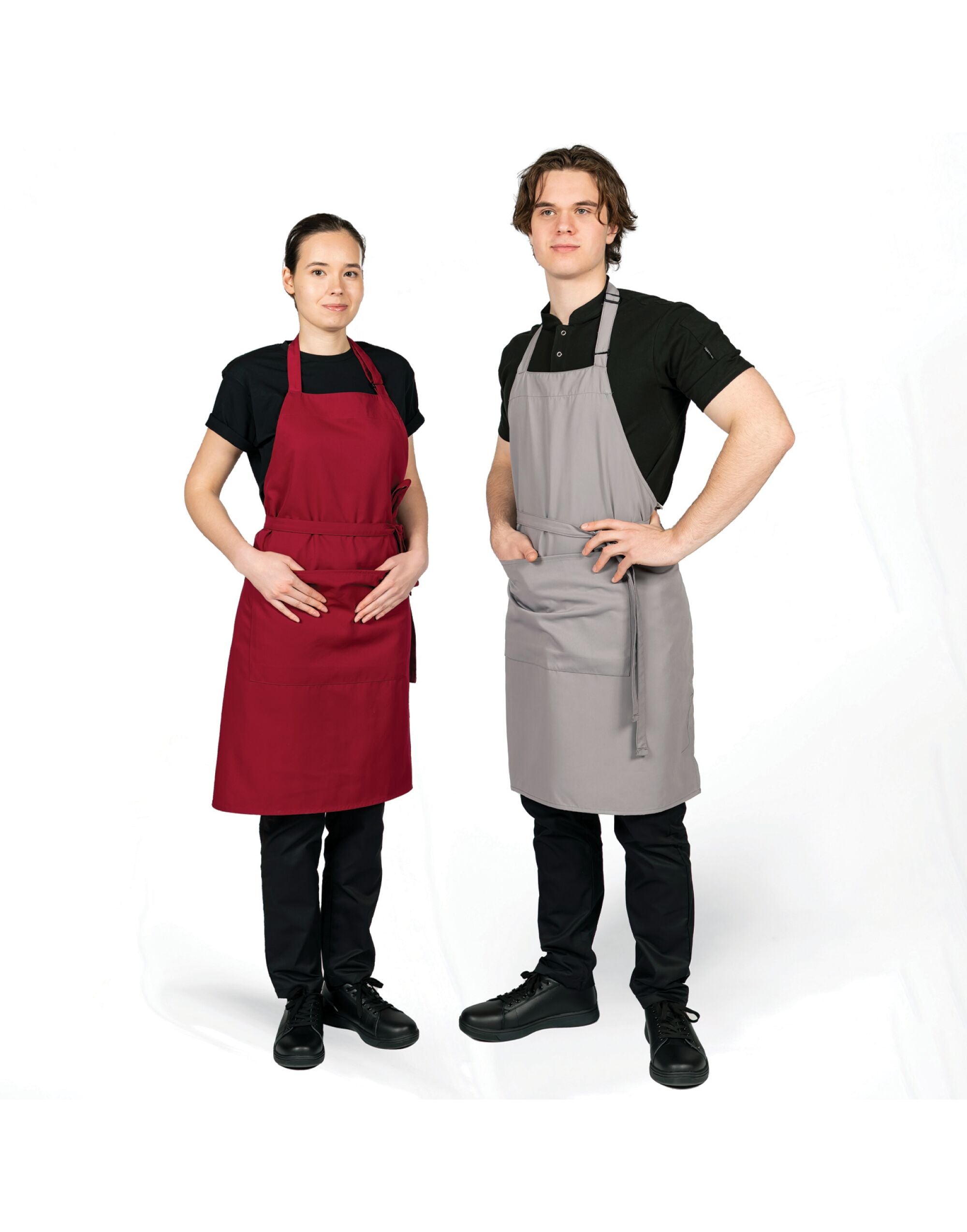 Dennys Recycled Bib Apron With Pocket