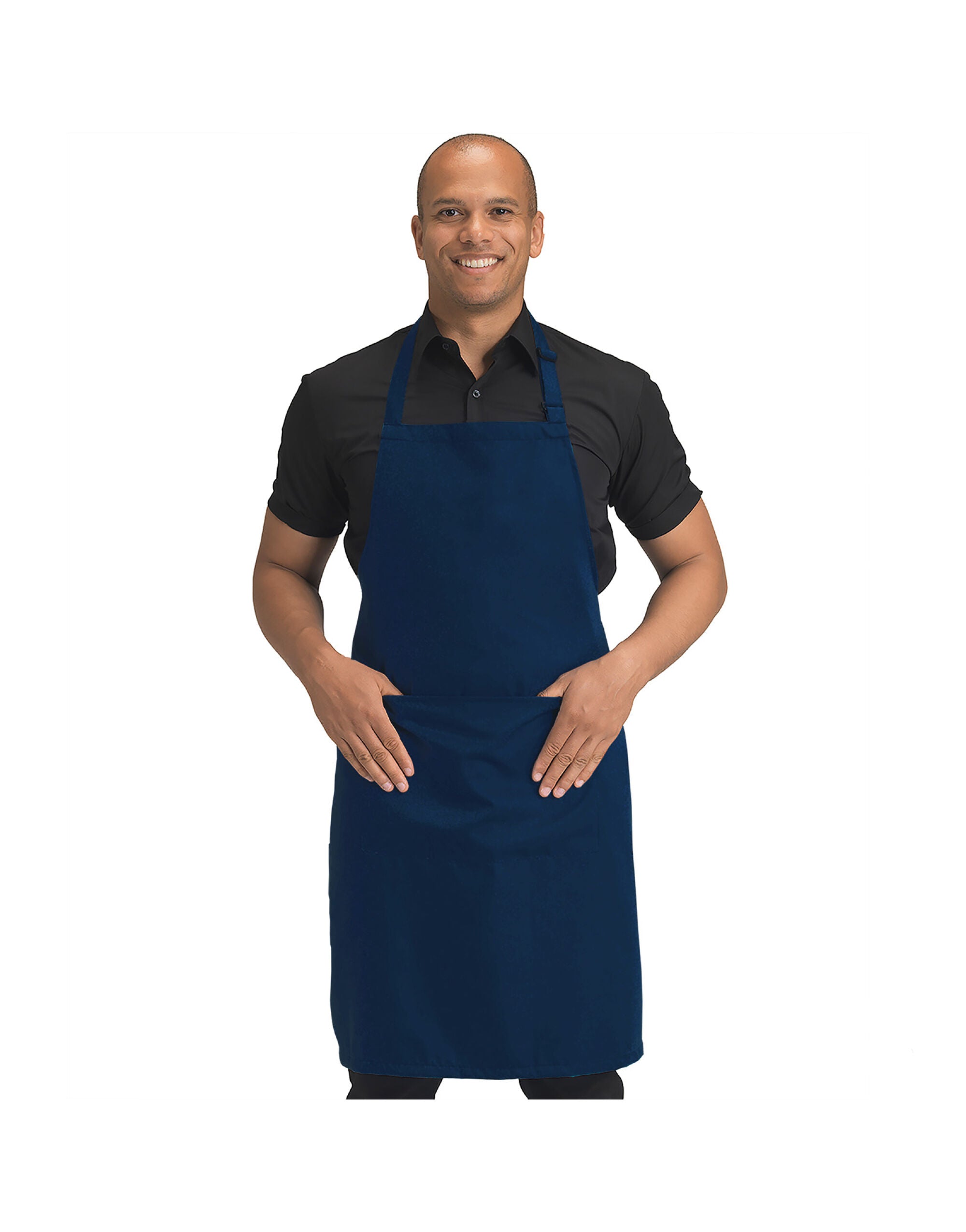 Dennys Recycled Bib Apron With Pocket