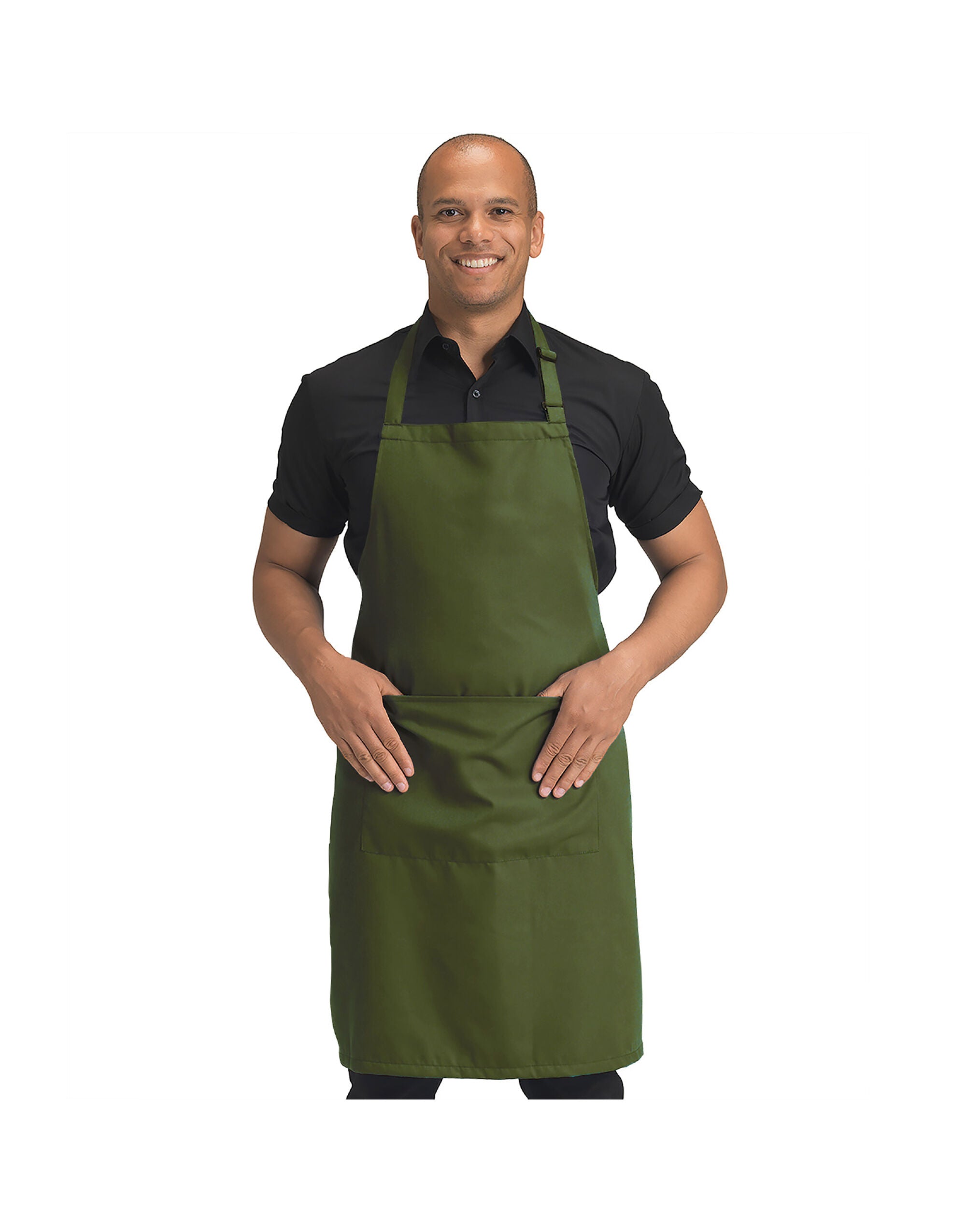 Dennys Recycled Bib Apron With Pocket