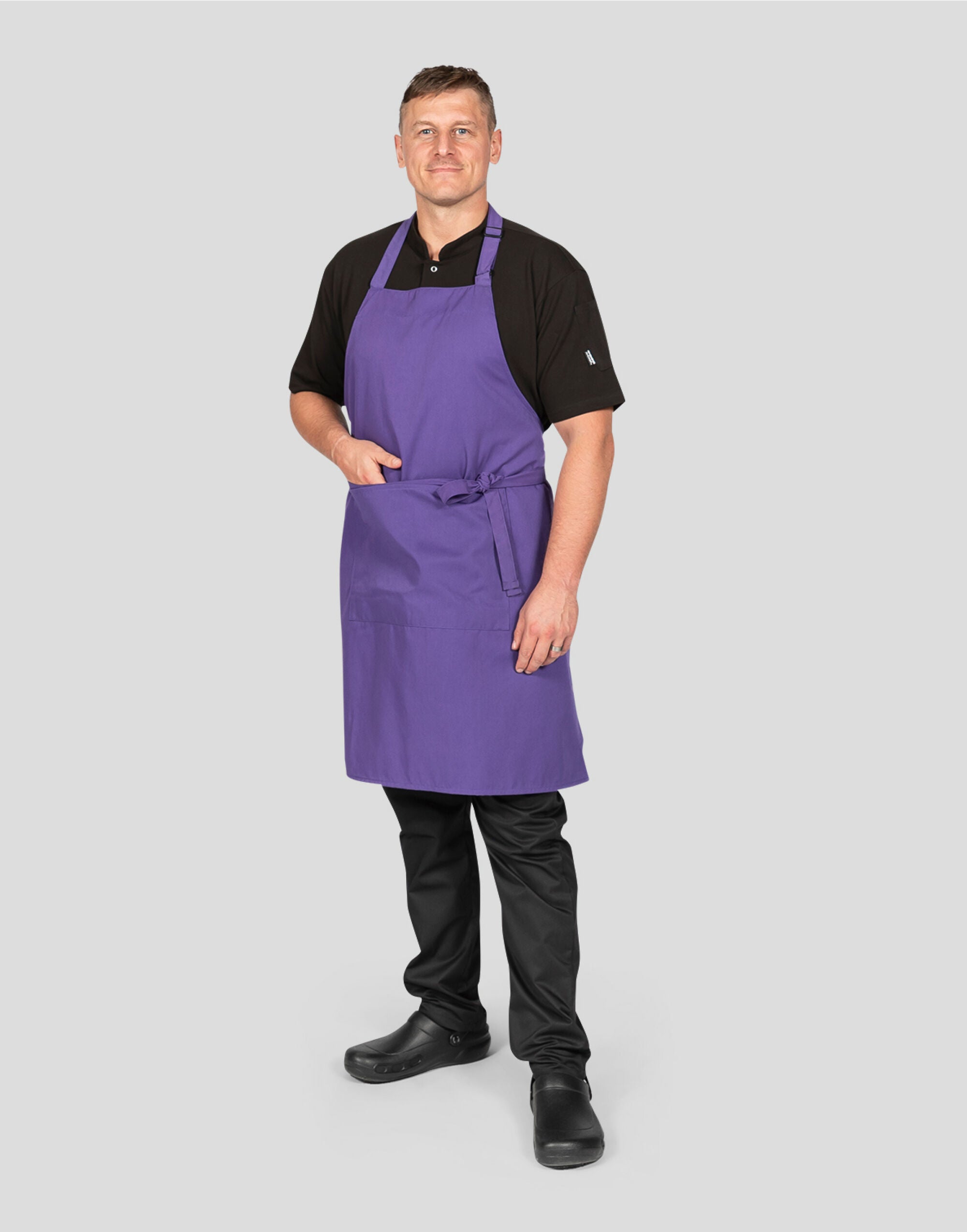 Dennys Recycled Bib Apron With Pocket
