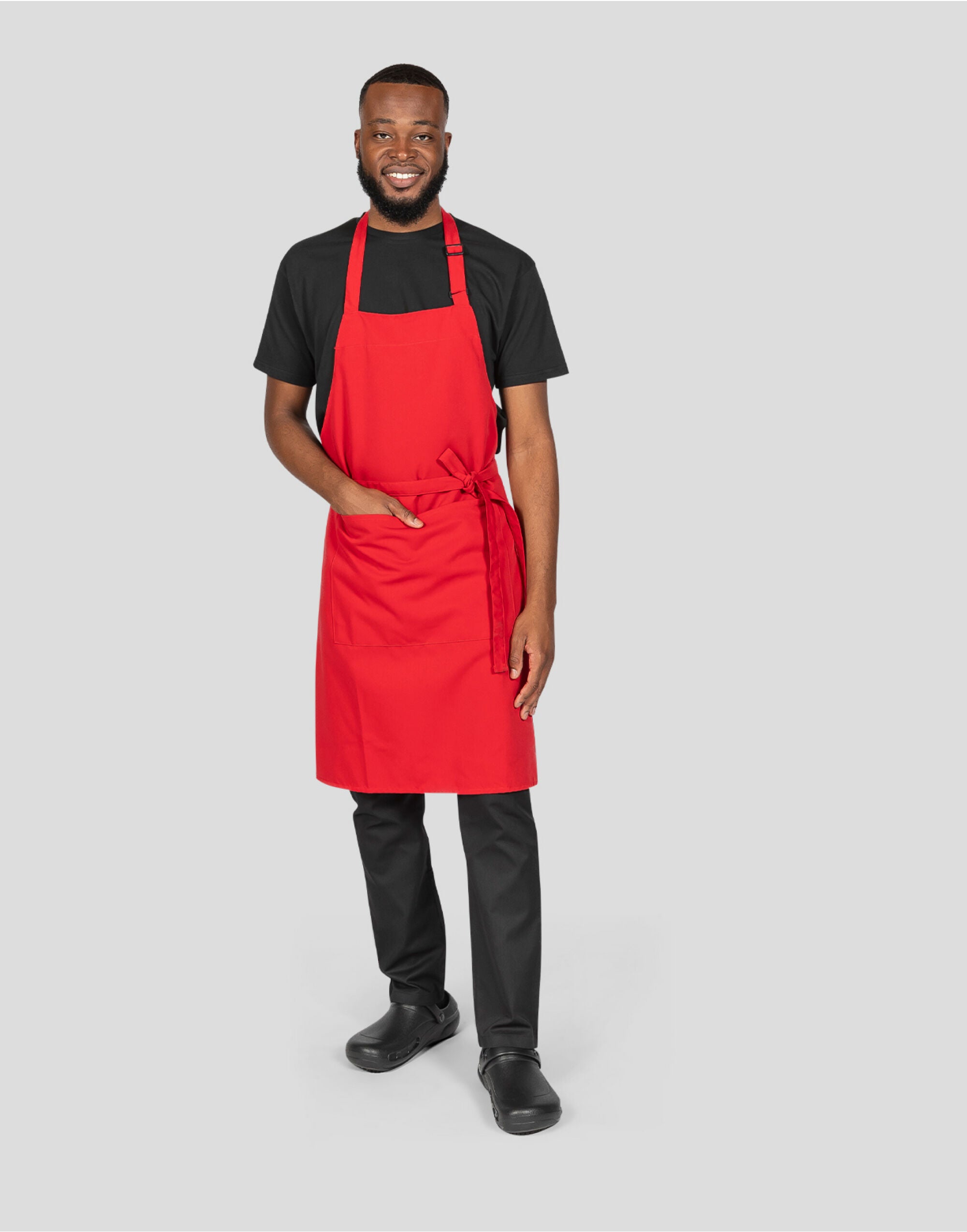 Dennys Recycled Bib Apron With Pocket