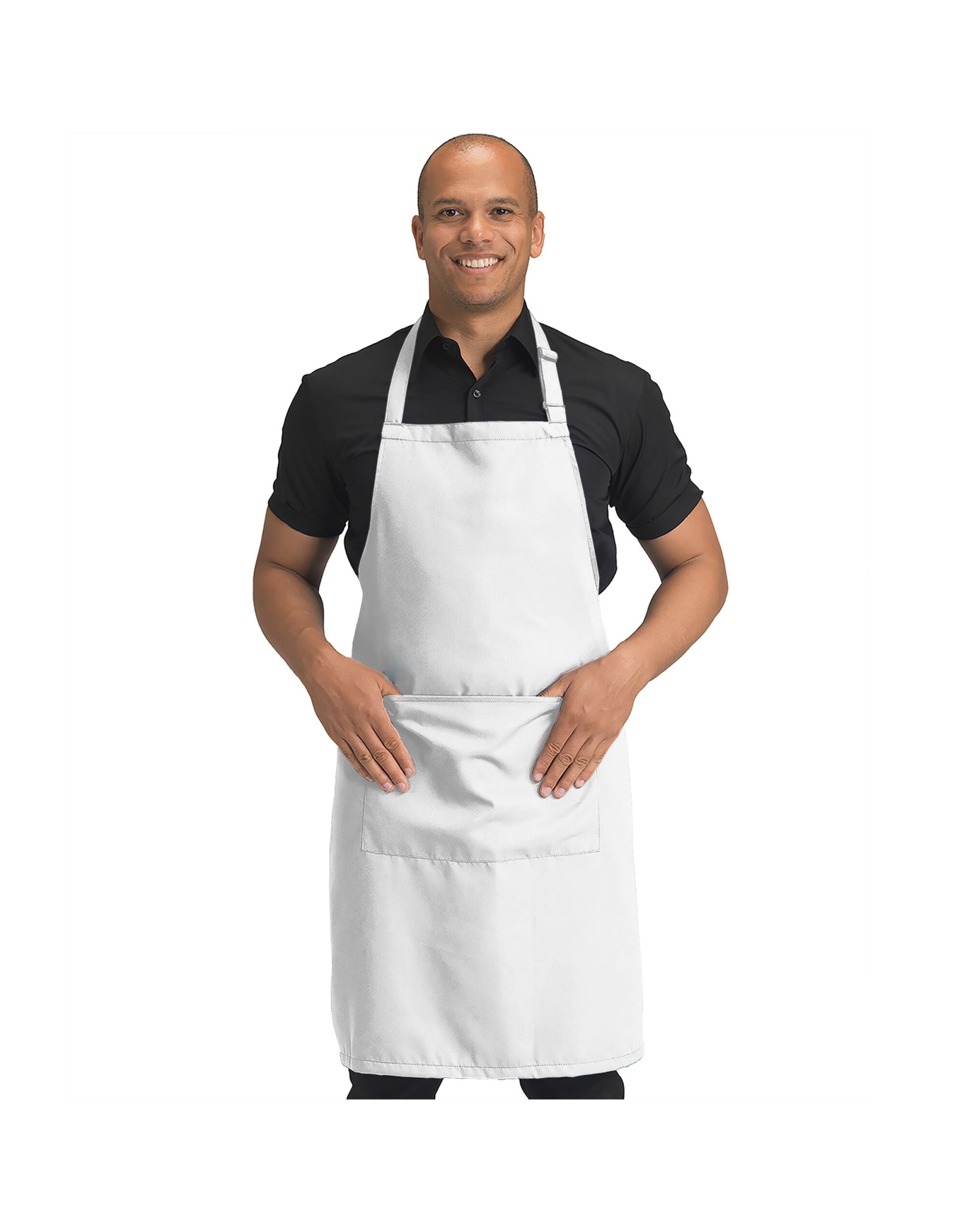 Dennys Recycled Bib Apron With Pocket