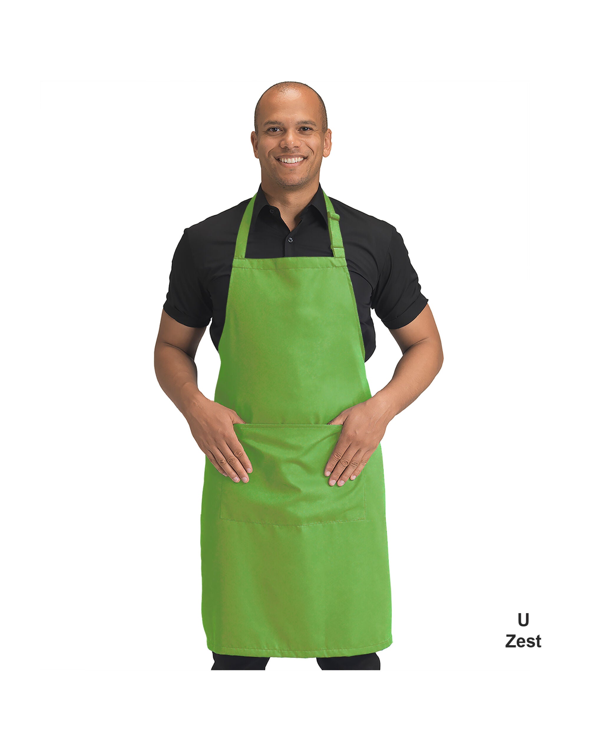 Dennys Recycled Bib Apron With Pocket