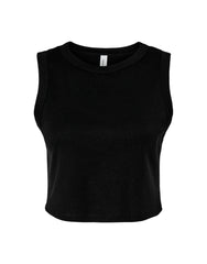 Bella Women's Micro Rib Muscle Crop Tank