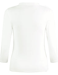 Kustom Kit Lady Mandarin Collar 3/4 Top