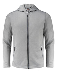 Printer Red Layback Full Zip Hoodie