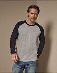 Tee Jays Mens Baseball Tee