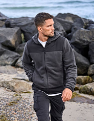 TeeJays Mens Mountain Hooded Fleece