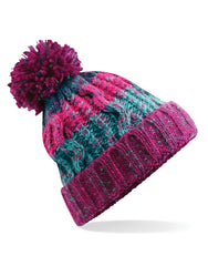 Beechfield Corkscrew Pom Pom Beanie