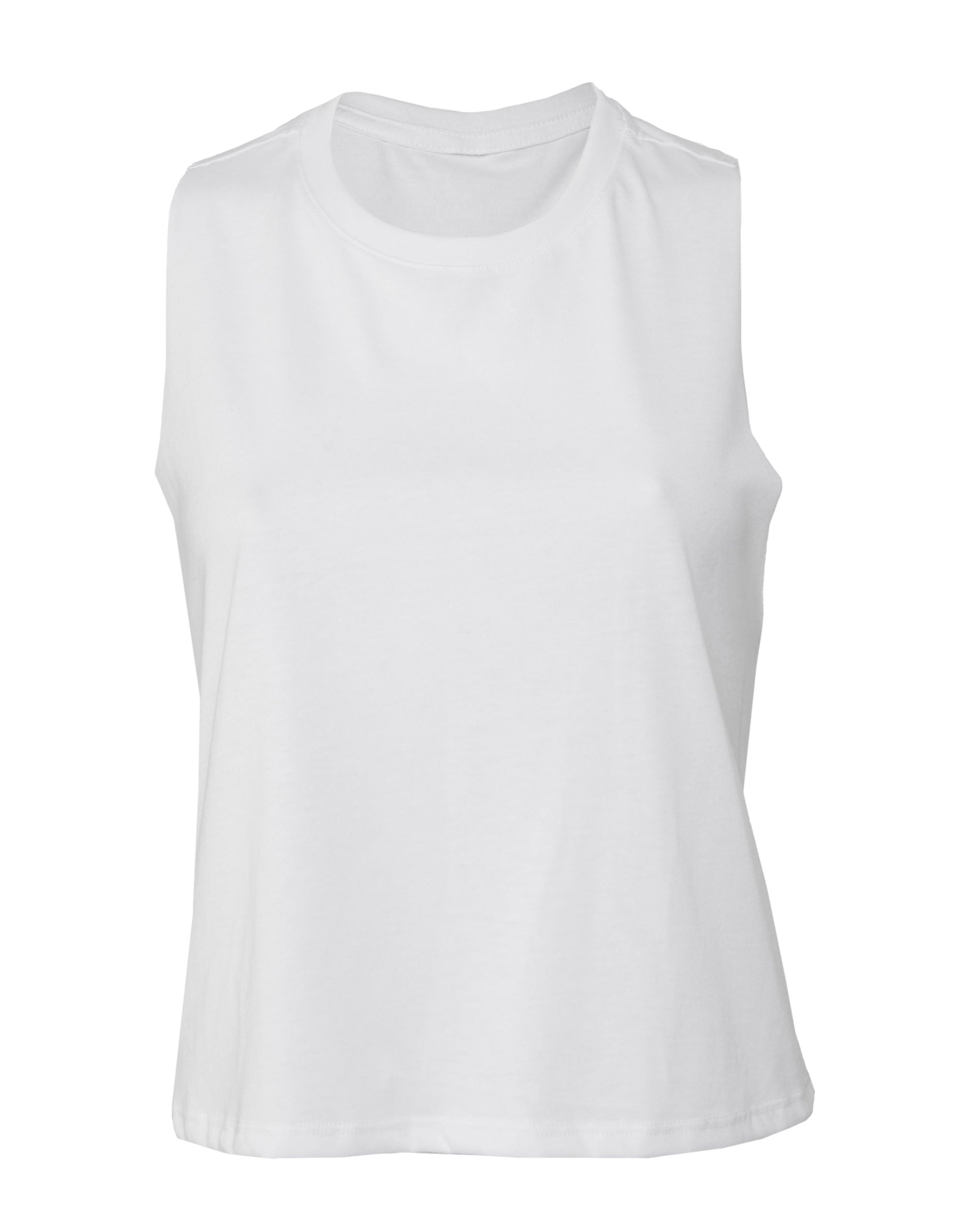 Bella Womens Racerback Cropped Tank