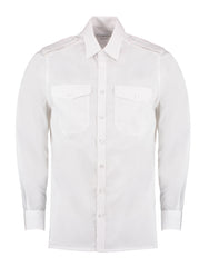 Kustom Kit Tailored Fit L/S Pilot Shirt