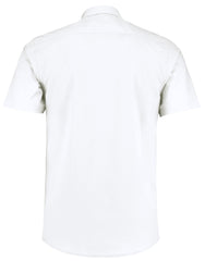 Kustom Kit Mens SS Tailored Poplin Shirt