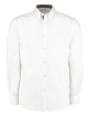 Kustom Kit Mens LS Contrast BDC Shirt