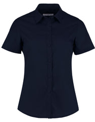 Kustom Kit Lady SS Tailored Poplin Shirt