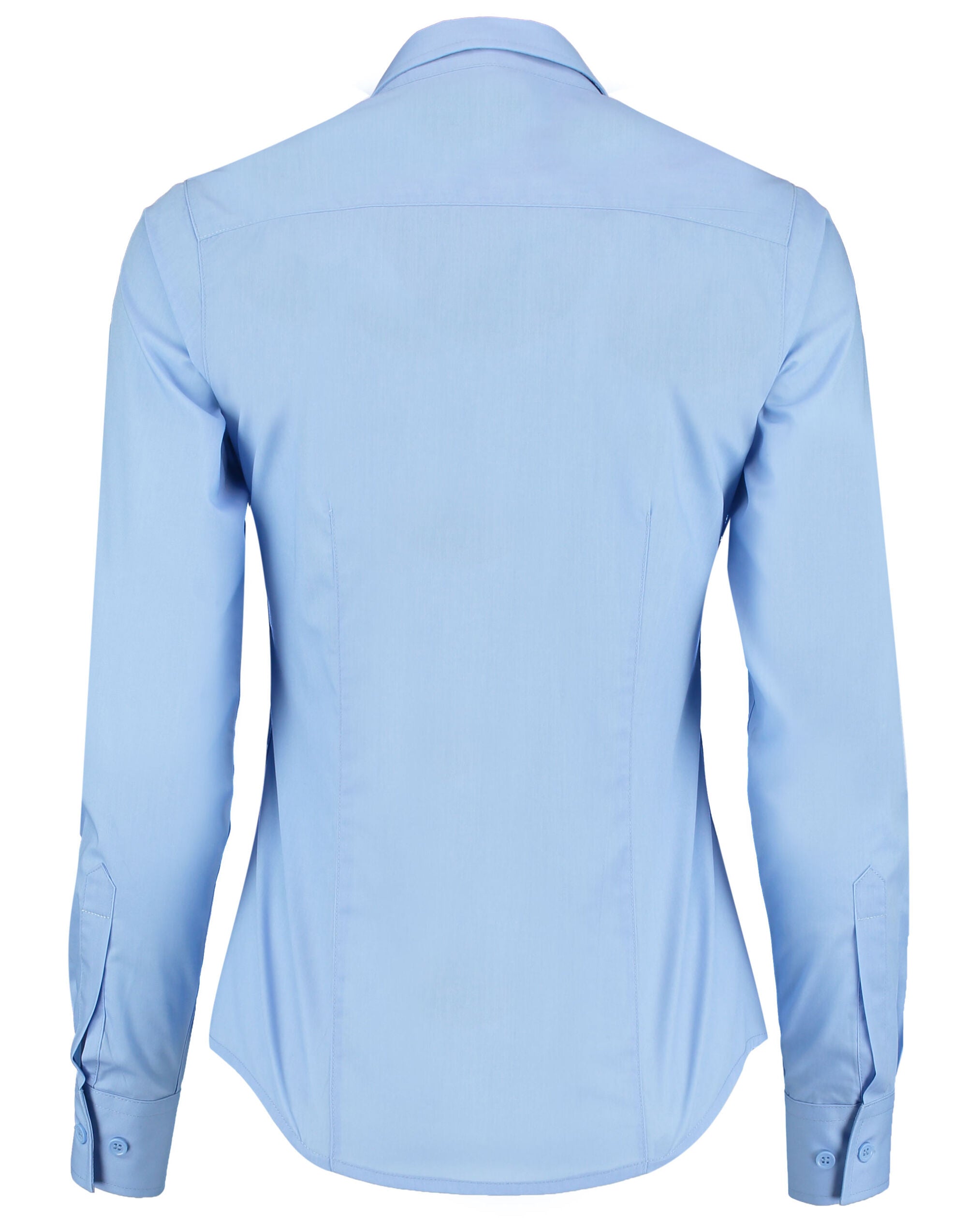 Kustom Kit Lady LS Tailored Poplin Shirt